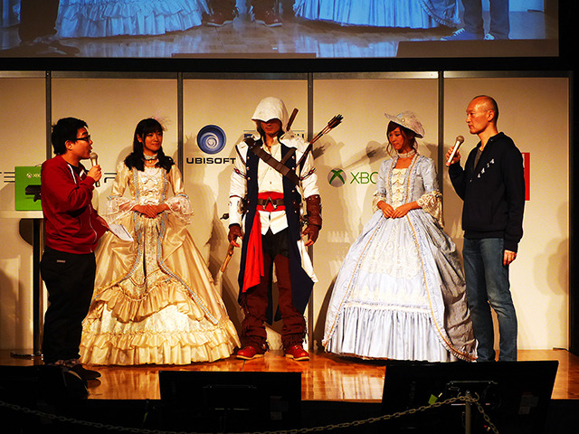 2日に行なわれたリアルゲーム「アキバステルス」。上位入賞者発表のようす