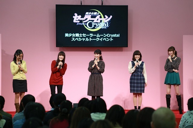 「セーラームーンCrystal」第2期はブラック・ムーン編、AGF2014にセーラー戦士5人が集結