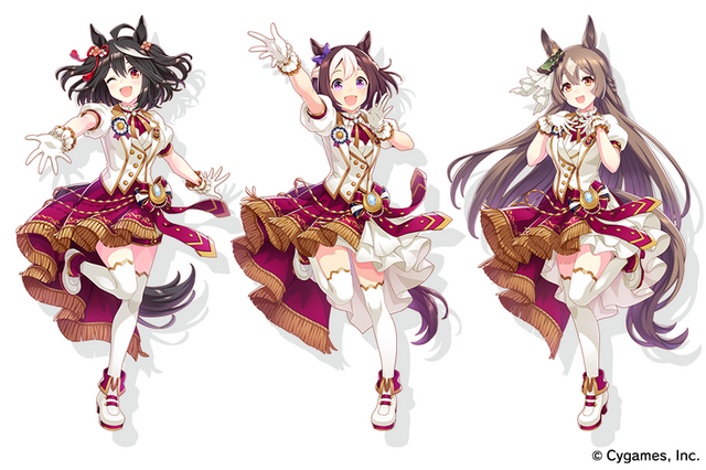 新しい衣装「ニュースターズ・ロゼ」（C） Cygames, Inc.