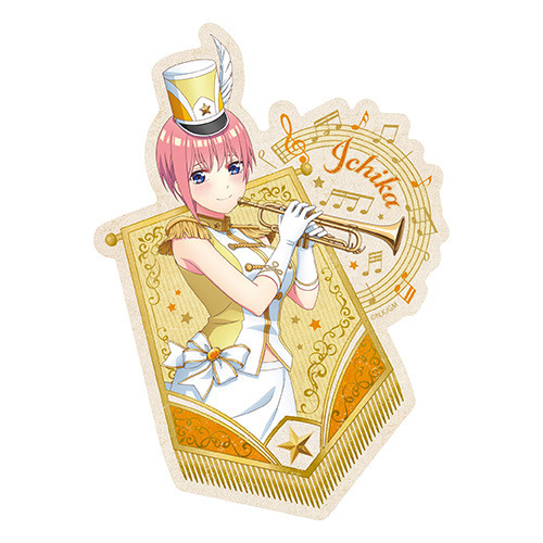 「映画　五等分の花嫁 トラベルステッカー（マーチングバンド）」385円（C）春場ねぎ・講談社／「五等分の花嫁」製作委員会