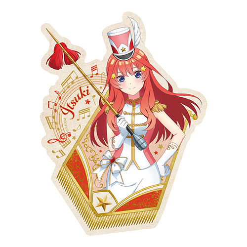 「映画　五等分の花嫁 トラベルステッカー（マーチングバンド）」385円（C）春場ねぎ・講談社／「五等分の花嫁」製作委員会