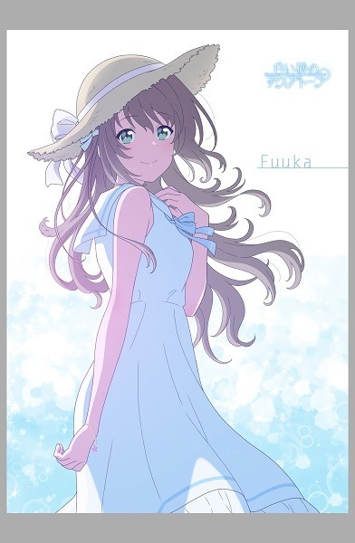 白い砂のアクアトープ 【描き下ろし】B2タペストリー 宮沢風花　(C)projectティンガーラ