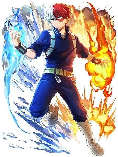 轟焦凍（CV：梶裕貴）(C)COLOPL, Inc.(C)堀越耕平／集英社・僕のヒーローアカデミア製作委員会