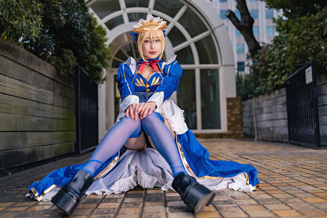 アルトリア（カルデアメイド）『Fate/Grand Order』／モデル：deco、撮影：乃木章