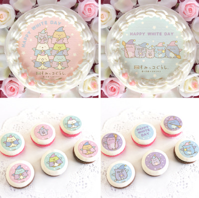 「『映画すみっコぐらし 青い月夜のまほうのコ』2022ホワイトデースイーツ」（C）2021 日本すみっコぐらし協会映画部