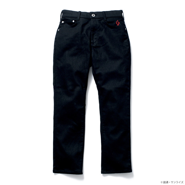 「STRICT-G EDWIN 『機動戦士ガンダム 逆襲のシャア』JERSEYS レギュラーストレート　Neo Zeon シャア・アズナブル モデル（ワンウオッシュ/ブラック）」13,200円（税込／送料・手数料別途）（C）創通・サンライズ