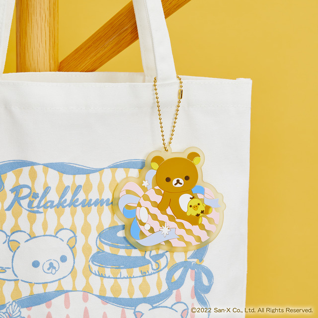 F賞：コースターにもなるクリアラバーチャーム（イメージ2）・1回650円（税込）（C）2022 San-X Co., Ltd. All Rights Reserved.