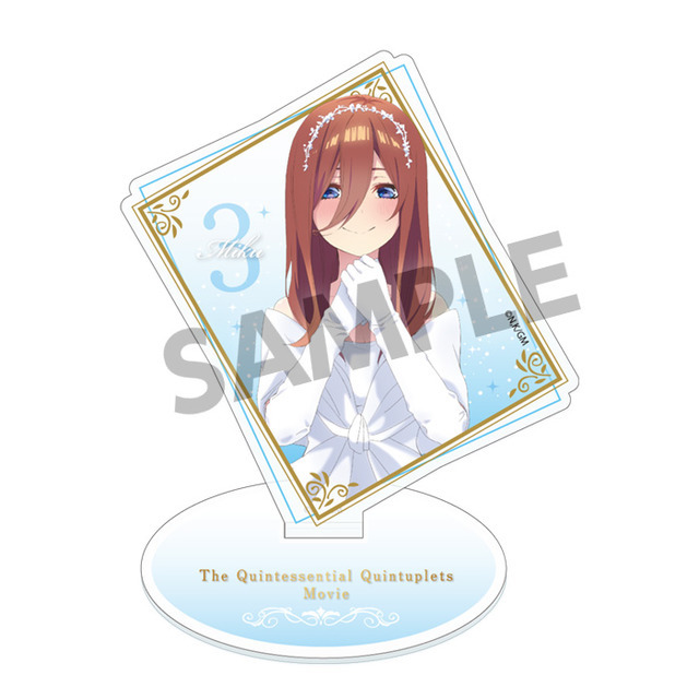 アクリルフィギュア中野三玖_ウェディングドレス_ver　(C)春場ねぎ・講談社／映画「五等分の花嫁」製作委員会