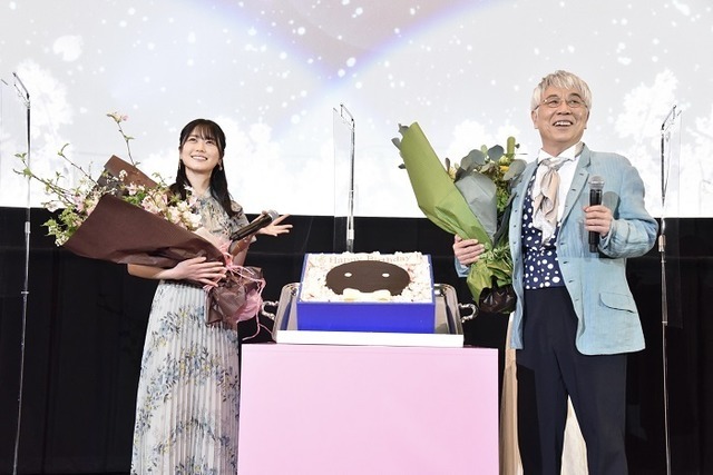 劇場版『DEEMO サクラノオト -あなたの奏でた⾳が、今も響く』舞台挨拶の様子　(C)Rayark Inc./「DEEMO THE MOVIE」製作委員会