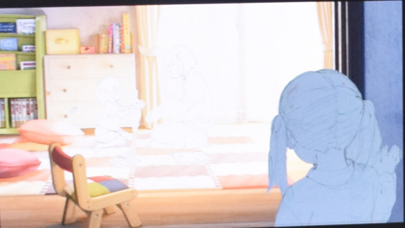 美術ボードチェックの様子