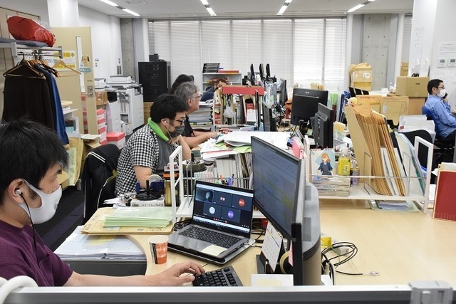 テレコム・アニメーションフィルムスタジオの様子