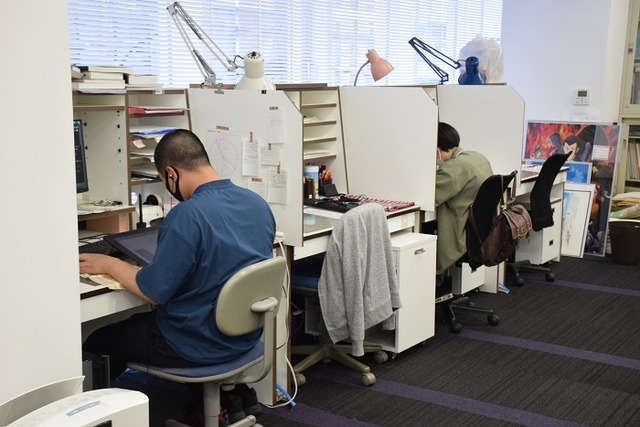 テレコム・アニメーションフィルムスタジオの様子