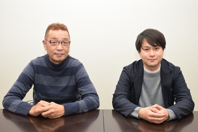 (左から)諸澤昌男プロデューサー、押切大機プロデューサー