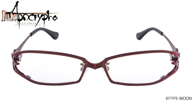 「『Fate/Apocrypha』コラボレーション眼鏡」赤のセイバー（モードレッド）モデル 18,700円（税込）（C）TYPE-MOON