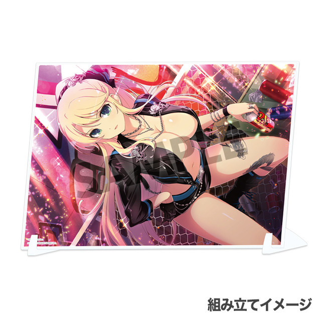 『シノビマスター 閃乱カグラ NEW LINK ビジュアルアクリルプレート』 葛城（爆乳祭・弐）(C)Marvelous Inc.(C)HONEY PARADE GAMES Inc.