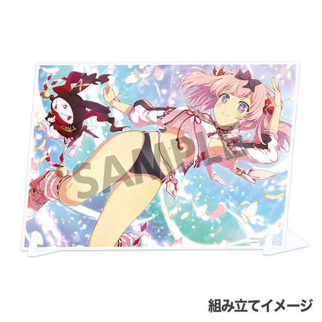 『シノビマスター 閃乱カグラ NEW LINK ビジュアルアクリルプレート』 雲雀（双乳祭）(C)Marvelous Inc.(C)HONEY PARADE GAMES Inc.
