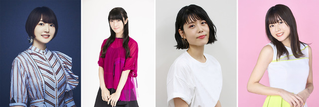 花澤香菜さん／釘宮理恵さん／沢城みゆきさん／水瀬いのりさん