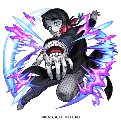 「闇属性　★6 下弦の壱 魘夢 （進化合成後） CV：平川大輔」（C）吾峠呼世晴／集英社・アニプレックス・ufotable（C）XFLAG