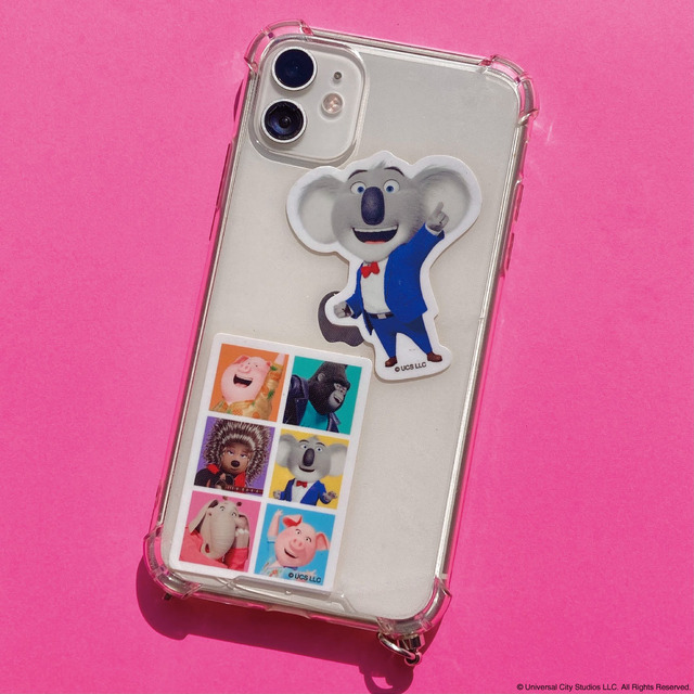 『SING／シング：ネクストステージ』×「サンキューマート」ステッカー2種（C）Universal City Studios LLC. All Rights Reserved.