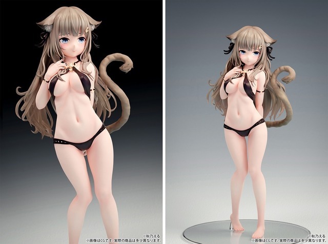 秋乃える イラスト「ミコちゃん」 リファインver. 1/7スケール 塗装済み完成品フィギュア　(C)秋乃える