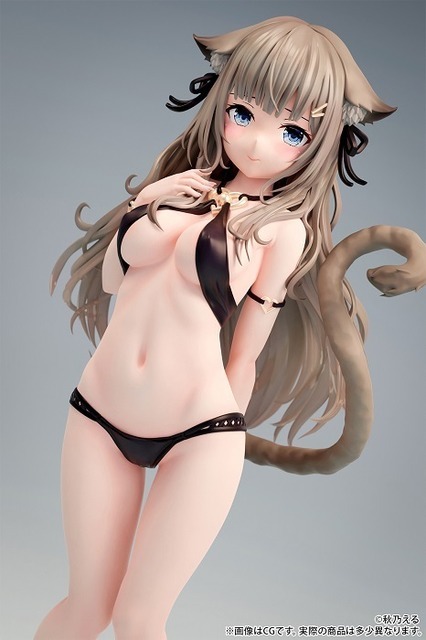 秋乃える イラスト「ミコちゃん」 リファインver. 1/7スケール 塗装済み完成品フィギュア　(C)秋乃える