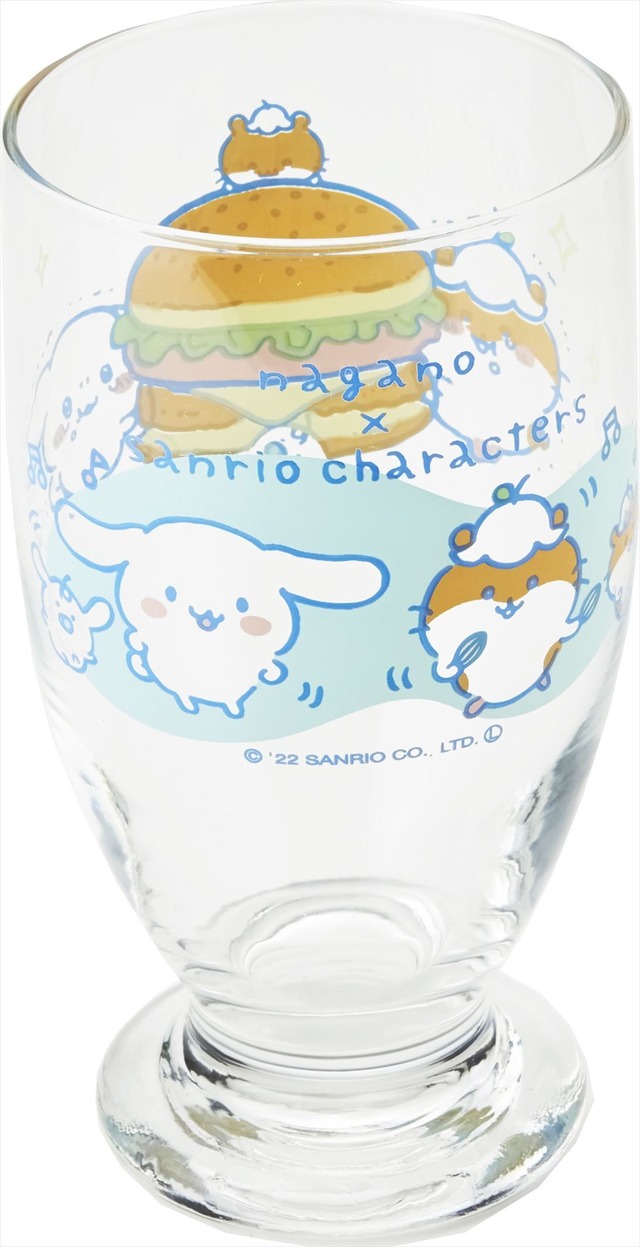 「ナガノ×サンリオキャラクターズ　パフェグラス」（C）2022 SANRIO CO.,LTD. APPROVAL NO.S622150