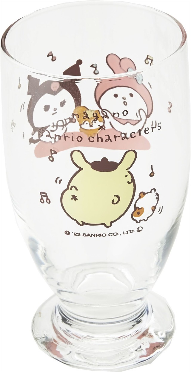 「ナガノ×サンリオキャラクターズ　パフェグラス」（C）2022 SANRIO CO.,LTD. APPROVAL NO.S622150