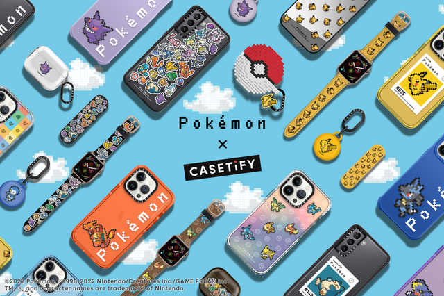 「Pokémon & CASETiFY コレクション」（C）2022 Pokémon.（C）1995-2022 Nintendo/Creatures Inc./GAME FREAK inc.TM, (R), and character names are trademarks of Nintendo.