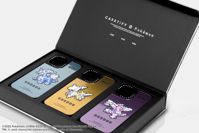 「Pokémon & CASETiFY コレクション」（C）2022 Pokémon.（C）1995-2022 Nintendo/Creatures Inc./GAME FREAK inc.TM, (R), and character names are trademarks of Nintendo.