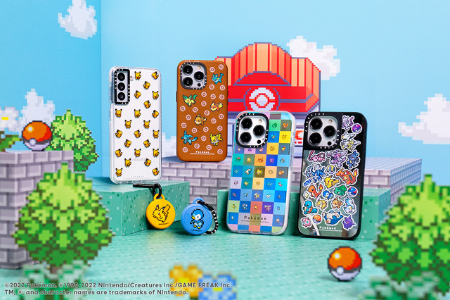 「Pokémon & CASETiFY コレクション」（C）2022 Pokémon.（C）1995-2022 Nintendo/Creatures Inc./GAME FREAK inc.TM, (R), and character names are trademarks of Nintendo.