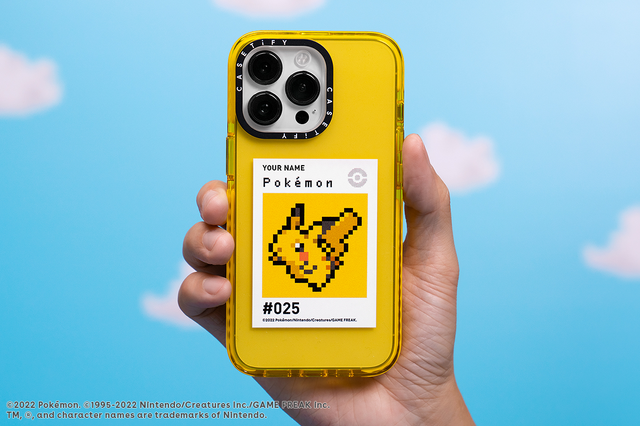 「Pokémon & CASETiFY コレクション」（C）2022 Pokémon.（C）1995-2022 Nintendo/Creatures Inc./GAME FREAK inc.TM, (R), and character names are trademarks of Nintendo.