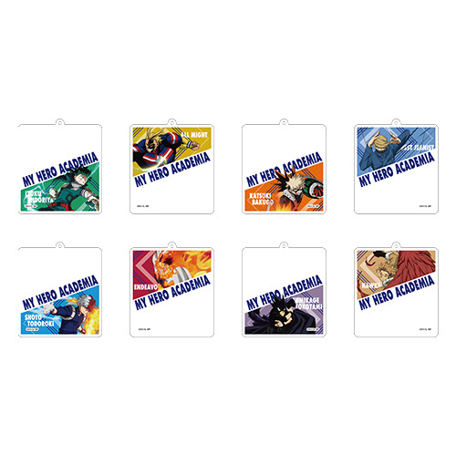 「僕のヒーローアカデミア その背中を超えろ！」トレーディングアクリルスナップキーホルダー(C)堀越耕平／集英社・僕のヒーローアカデミア製作委員会