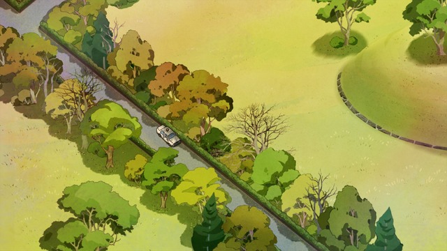 『映画 オッドタクシー イン・ザ・ウッズ』新規場面カット（C）P.I.C.S. / 映画小戸川交通パートナーズ