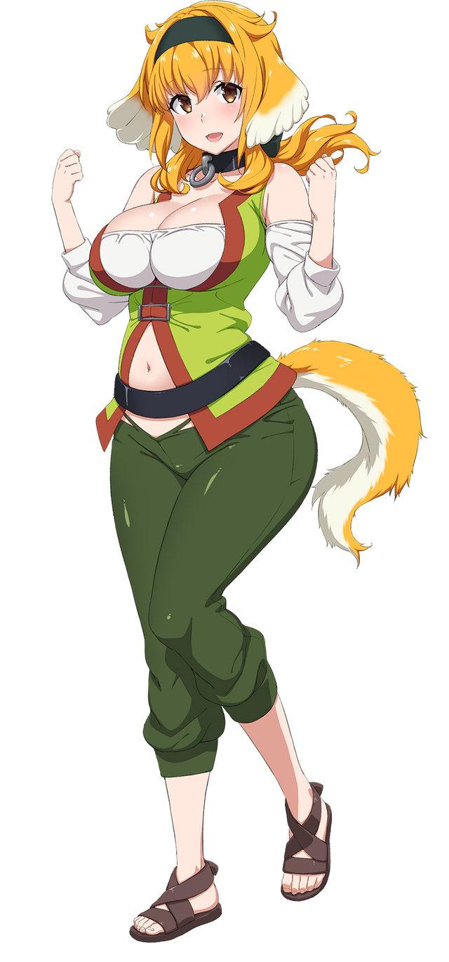 アニメ「異世界迷宮でハーレムを」ロクサーヌ（C）2022 蘇我捨恥／主婦の友インフォス・KADOKAWA／「異世界迷宮でハーレムを」製作委員会