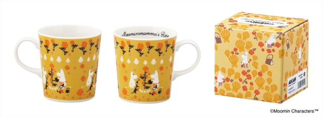 「Moominmamma's Rose　〈山加商店〉 マグカップ（イエロー）」（C）Moomin Characters