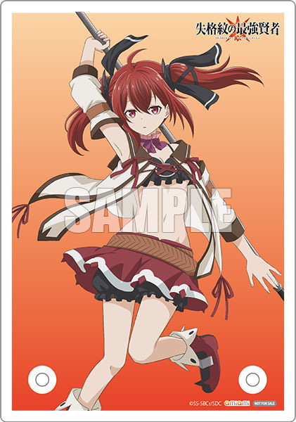 ≪あみあみ限定特典≫描き下ろしミニアクリルキャラクタープレート　(C)進行諸島・SBクリエイティブ/「失格紋の最強賢者」製作委員会