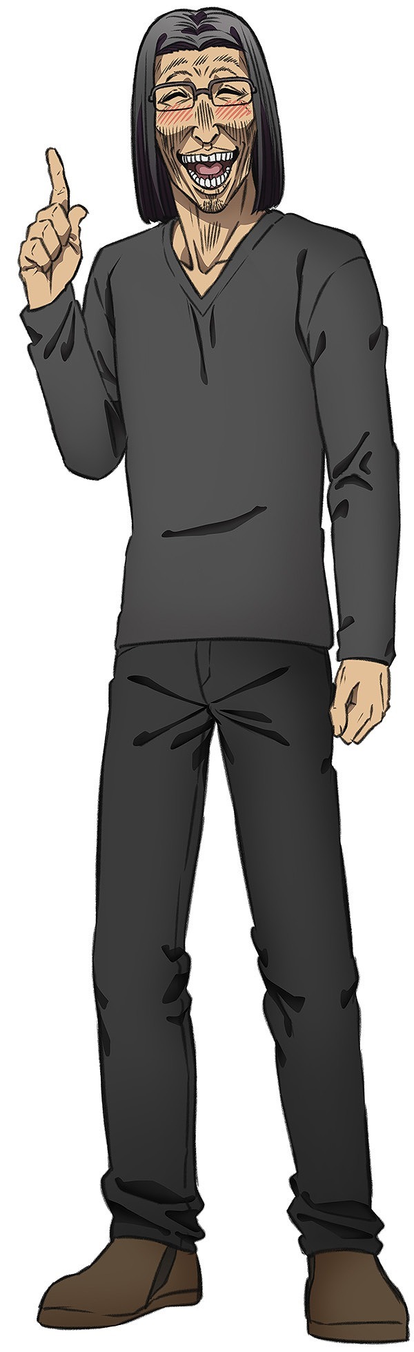 TVアニメ『異世界おじさん』おじさん（現代）（C）殆ど死んでいる・KADOKAWA刊／異世界おじさん製作委員会