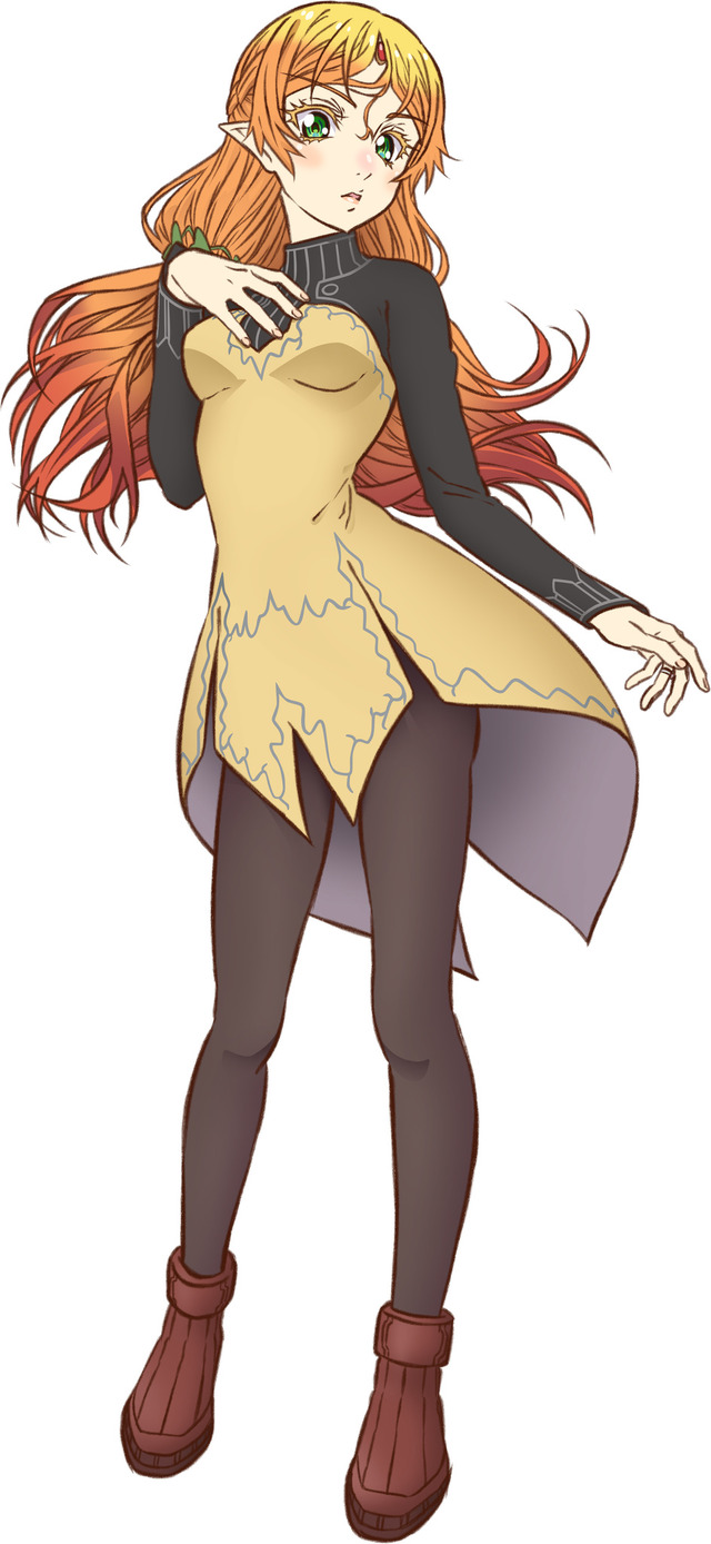 TVアニメ『異世界おじさん』エルフ（C）殆ど死んでいる・KADOKAWA刊／異世界おじさん製作委員会