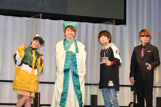 「TVアニメ『パリピ孔明』放送直前イベント！“Let’s party time” in AnimeJapan 2022」（C）四葉夕ト・小川亮・講談社／「パリピ孔明」製作委員会