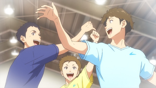 『ラブオールプレー』第1話先行場面カット（C）小瀬木麻美・ポプラ社 / 横浜湊高校バドミントン部