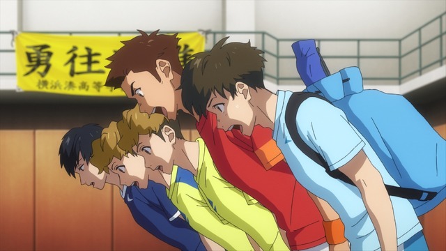 『ラブオールプレー』第1話先行場面カット（C）小瀬木麻美・ポプラ社 / 横浜湊高校バドミントン部