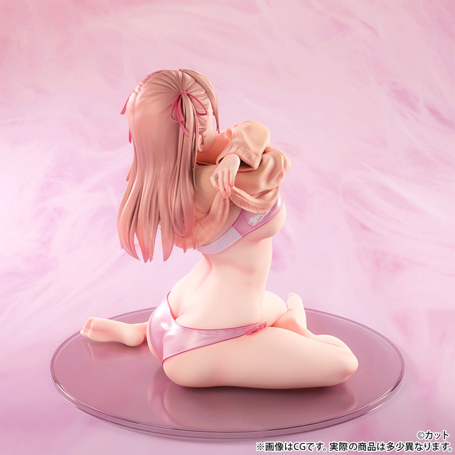 「カット イラスト『ねむねむ妹ちゃん』1/6スケール 塗装済み完成品フィギュア」17,800円（税別）（C）カット