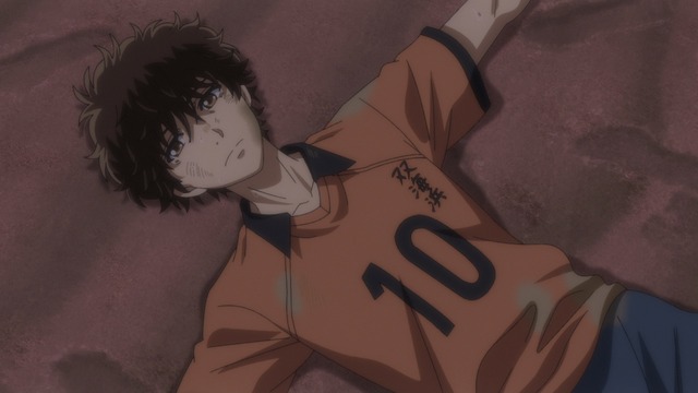 『アオアシ』第1話「ファーストタッチ」先行場面カット（C）小林有吾・小学館／「アオアシ」製作委員会