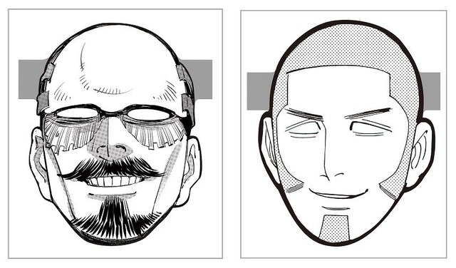 鶴見＆白石お面（C）野田サトル／集英社