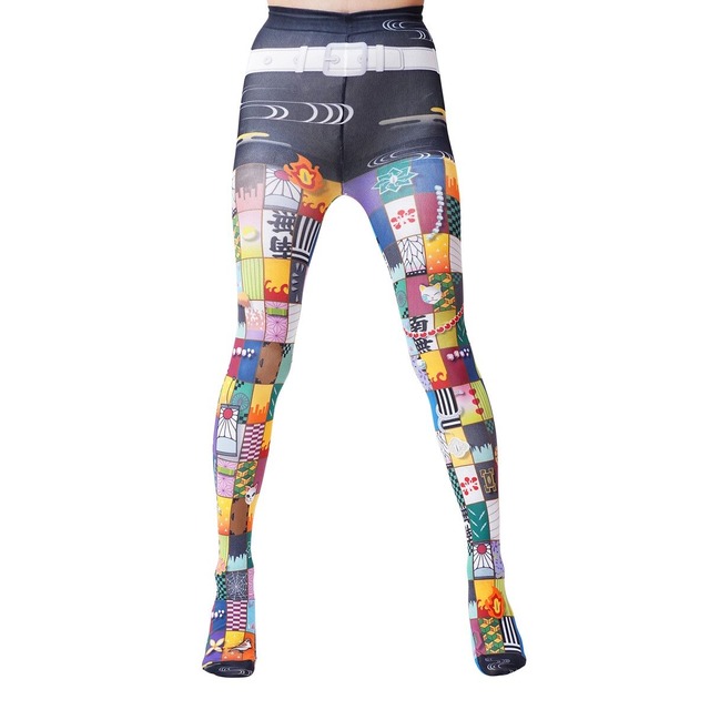 「鬼滅の刃 アートタイツ」（C）吾峠呼世晴／集英社・アニプレックス・ufotable