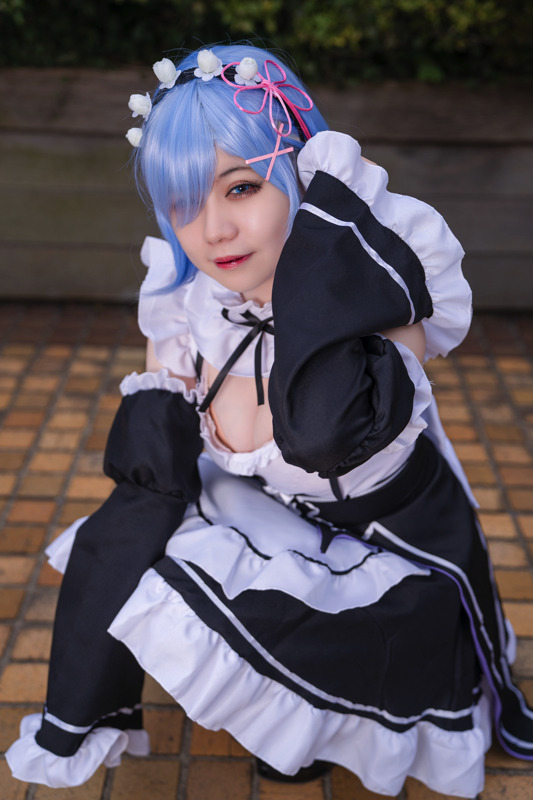 レム『Re：ゼロから始める異世界生活』／モデル：ここのか、撮影：tama