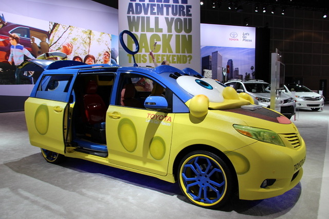 トヨタ シエナ の スポンジ・ボブ 仕様車