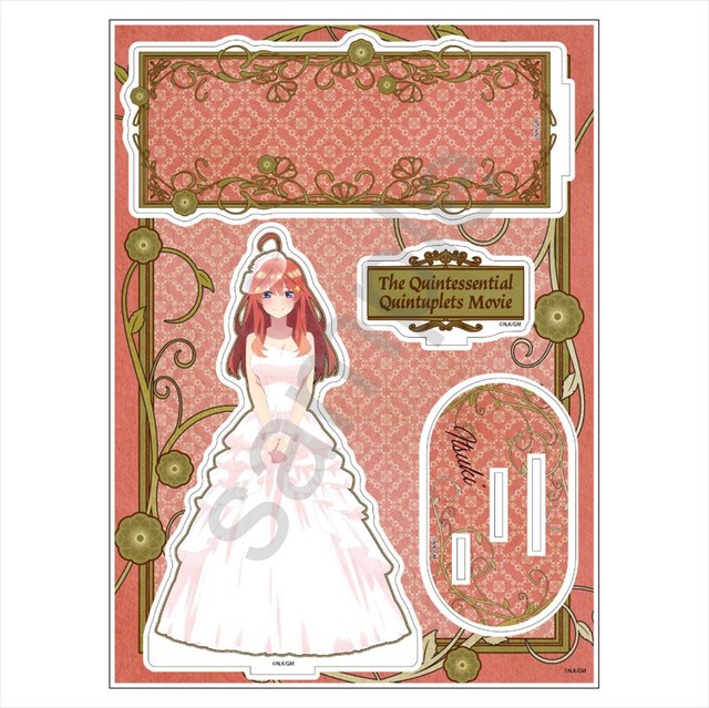 映画五等分の花嫁 アールヌーボーアート アクリルジオラマ 中野五月（C）春場ねぎ・講談社／映画「五等分の花嫁」製作委員会