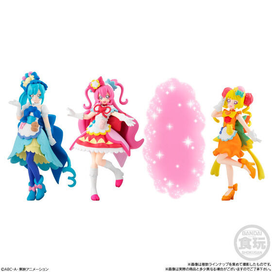 「デリシャスパーティ・プリキュア キューティーフィギュア（10個入）」6,380円（税込）（C）ABC-A･東映アニメーション