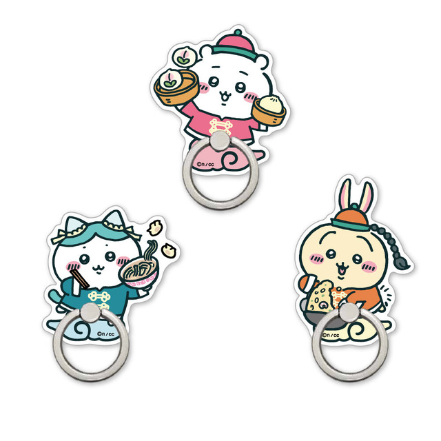 「ちいかわ飯店」アクリルスマホリング（C）nagano / chiikawa committee